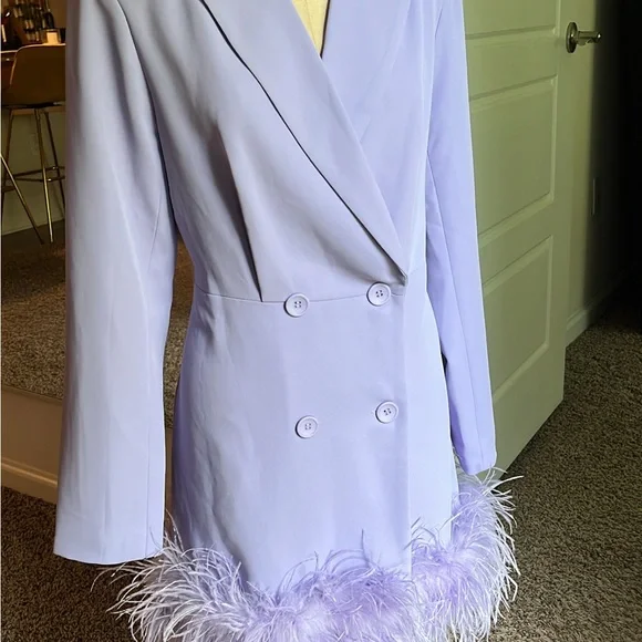 Nasty Gal Dresses Nasty Gal Purple Blazer Suitdress Poshmark